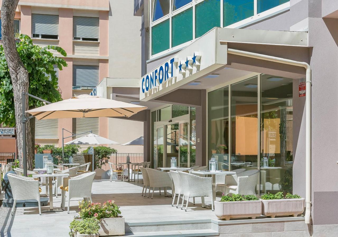 Hotel Confort Rímini Exterior foto